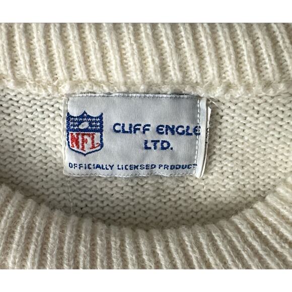 Vintage Washington Redskins Cliff Engle Sweater Men's S? Wool Blend - Picture 6 of 8